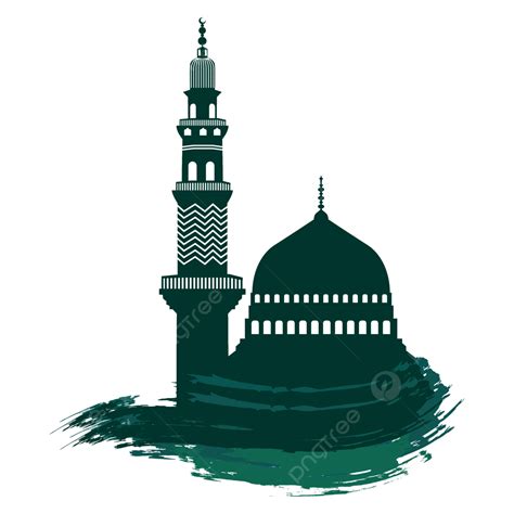 Isra Miraj Madina Mosque PNG, Vector, PSD, and Clipart With Transparent ...