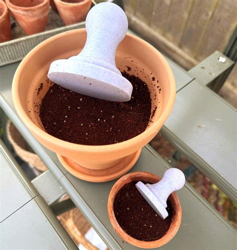 D Printed Circular Potting Tamper Set Custom Color Gardening Tool Etsy
