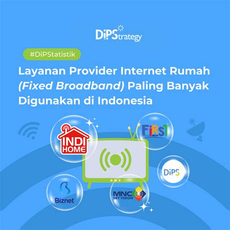 Dipstatistik Internet Service Provider Fixed Broadband Yang Paling