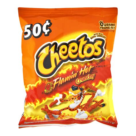Cheetos Crunchy Flamin Hot Cheese Flavored Snacks Oz Shipt