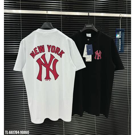 Hot O Thun Mlb New York Thi T K Hot Trend Nam N New Shopee Vi T Nam