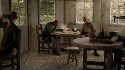 3D Medieval Tavern Interior 360° VR on Behance