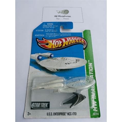 Hot Wheels U S S Enterprise NCC Star Trek Shopee Brasil