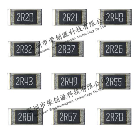 100pcs/lot 1206 smd Chip Resistor 1% 2R20 2R21 2R26 2R32 2R37 2R40 2R43 ...