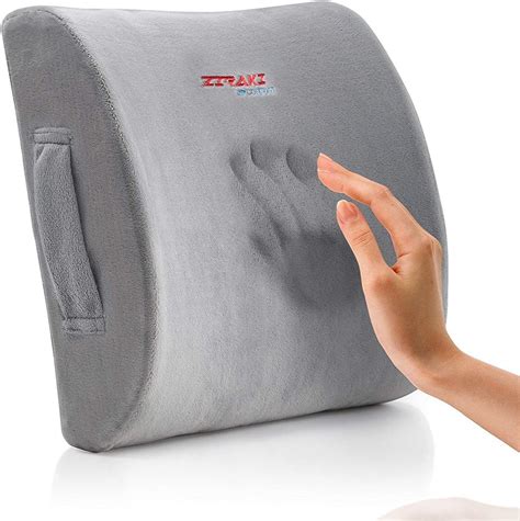 Ziraki Lumbar Pillow Support Seat Cushion For Car Or Office Chair