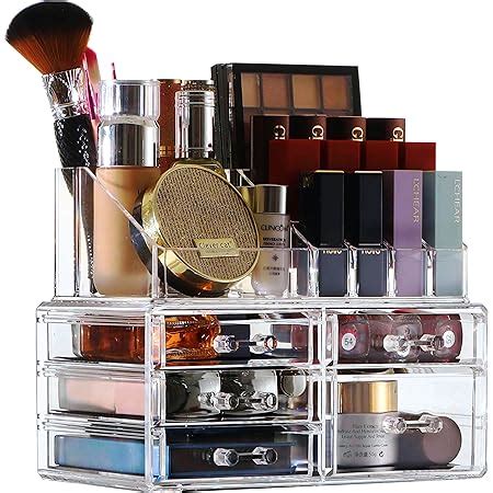 DreamGenius Makeup Organizer 3 Pieces Acrylic Cosmetic Storage Drawers