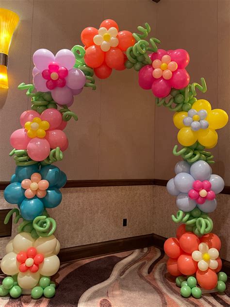 Flower Balloon Arch Balloon Flowers Balloons Balloon Decorations