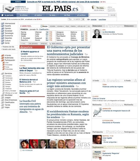 Historia De El País Cuatro Décadas De Periodismo En España Redes