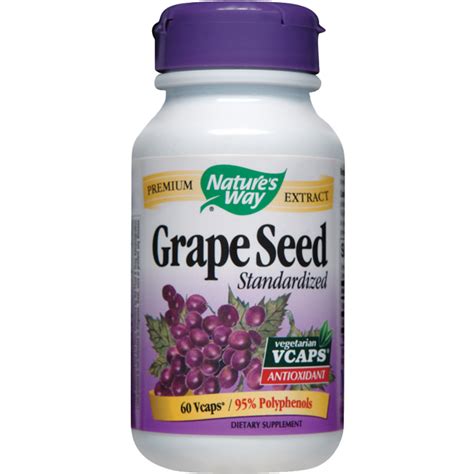Nature's Way Grape Seed Standardized 60 Capsules