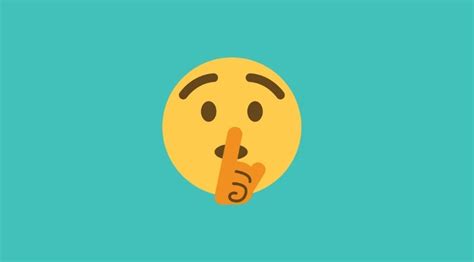 Emoji Dedo Na Boca