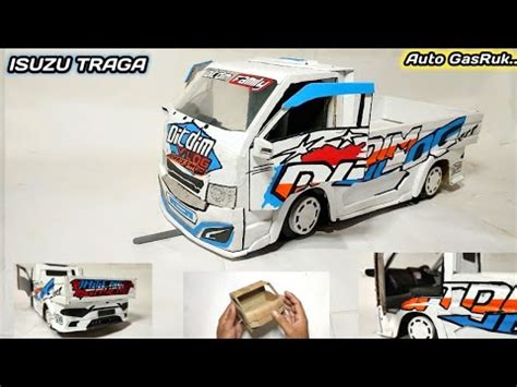 Membuat Miniatur Pick Up Traga Ditdim Vlog Dari Kardus Full Spek