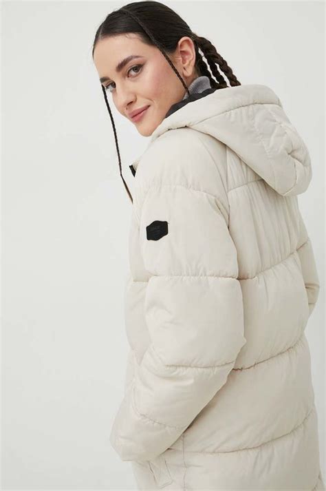 Only kurtka damska kolor beżowy zimowa | Answear.com