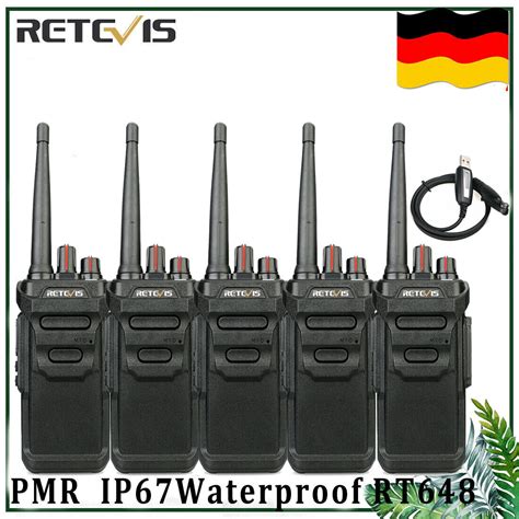 Retevis Rt Funkger T Ip Kan Le Ctcss Dcs Vox Pmr Walkietalkies