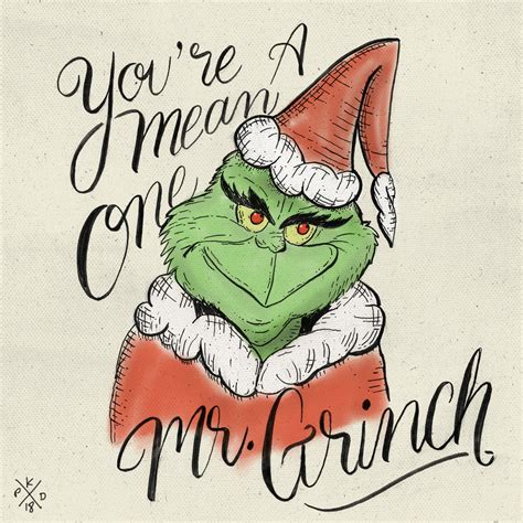 grinch  behance