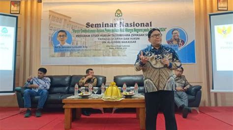 Prodi Htn Uin Alauddin Bahas Peran Ombudsman Dalam Pemenuhan Hak Warga