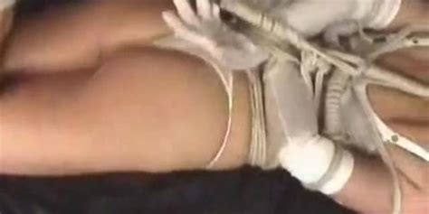 Katarina Hogtied In White Lingerie Tnaflix