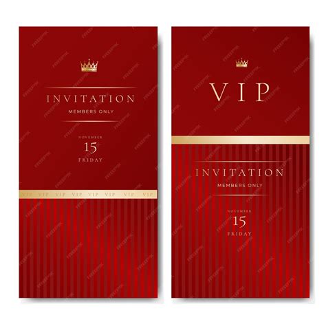 Premium Vector | VIP invitation card banner or flyer with golden