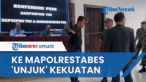 Arogansi Pasukan Tni Mayor Dedi Hasibuan Ke Mapolrestabes Medan Demi