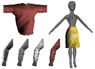 Virtual Garments Based On Geometric Features Of Fabric Buckling