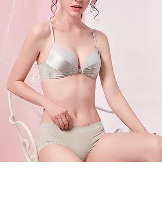 Bridal Feminine Attractive Delicate Chinlon Push Up Lingerie Set Jj S House