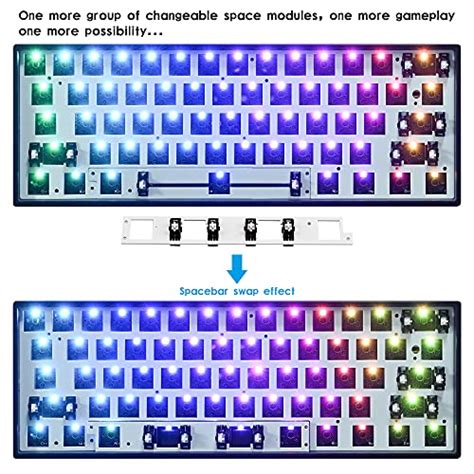 Snapklik Guffercty Kred Gk Gk X Pcb Plate Case Keyboard Custom Hot Swappable Rgb