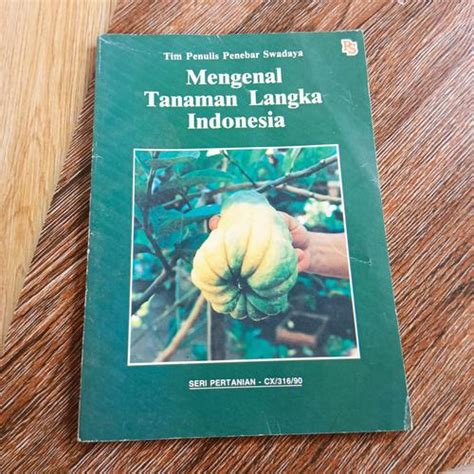 jual buku mengenal tanaman langka indonesia kota depok tobiias