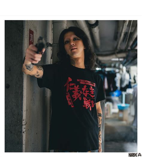 楽天市場 ハードコアチョコレート HARDCORE CHOCOLATE 仁義なき戦い 代理戦争 菅原文太 盃ブラック SS TEE T BK Tシャツ 半袖