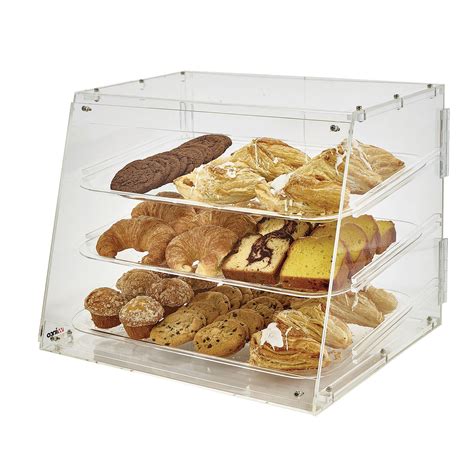 Winco Adc 3 3 Tray Bakery Display Case W Rear Door 21 Wide