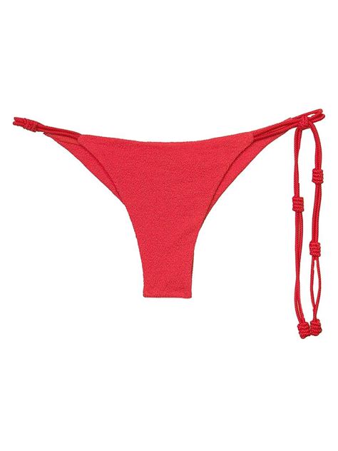 ViX Firenze Gwen Cheeky Bikini Bottom In Red Lyst