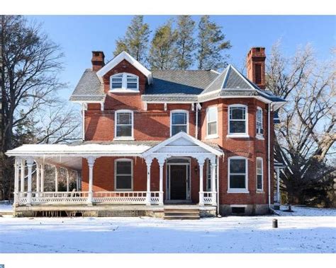 1886 Brick Victorian Farmhouse For Sale In West Grove Pennsylvania