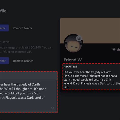 Discord About Me Templates