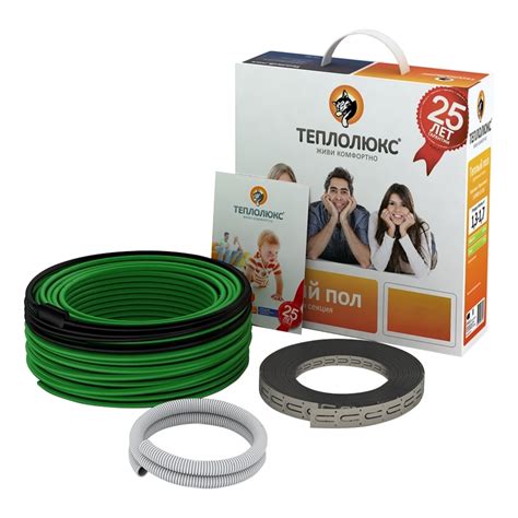 Кабель нагревательный Теплолюкс Tropix ТЛБЭ 32,0 м/630 Вт — купить в ...