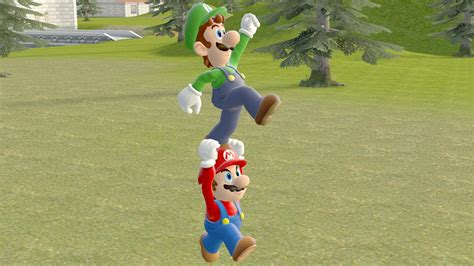 Mario And Luigi High Jump By Dcdawg13 On Deviantart