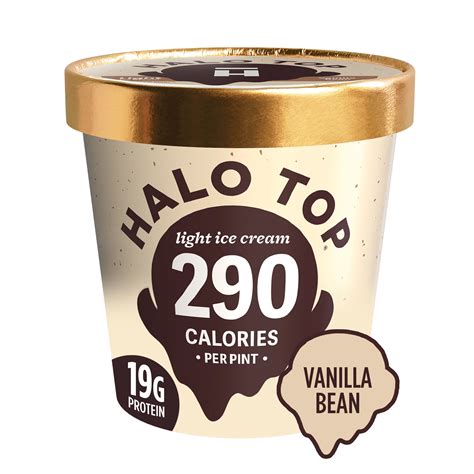 Halo Top G Protein Light Ice Cream Vanilla Bean Shop Ice Cream At