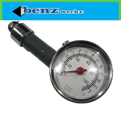 Jual Alat Pengukur Tekanan Angin Ban 60 PSI BENZ Tire Preassure Gauge