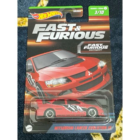Hot Wheels Fast Furious Mitsubishi Lancer Evolution Shopee Malaysia