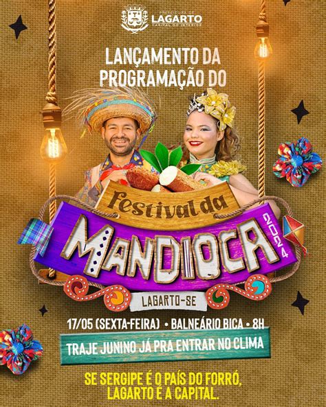 Convite Imprensa Lan Amento Do Festival Da Mandioca Folha De