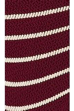 Hunza G Jean Bikini Set In Wine White Stripe REVOLVE