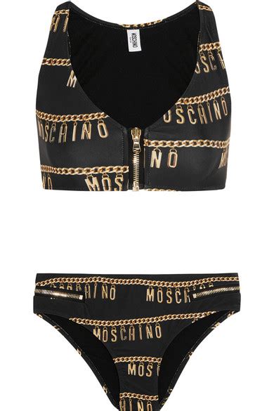 Moschino Printed Bikini Modesens