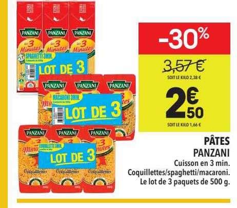 Promo P Tes Panzani Chez Supeco Icatalogue Fr