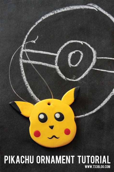 Clay Pokemon Pikachu Ornament - Inspiration Made Simple