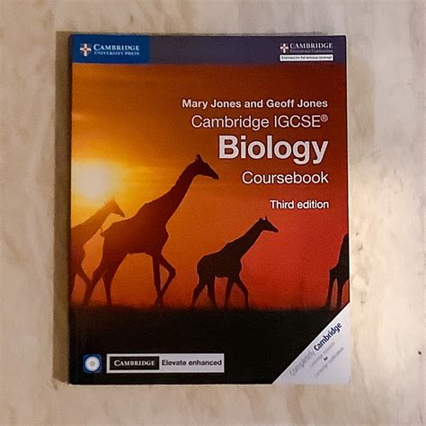 Jual ORIGINAL CAMBRIDGE IGCSE BIOLOGY COURSEBOOK COURSEBOOK TEXTBOOK