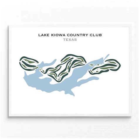 Bring Lake Kiowa Country Club to Your Home with Printed Art - Golf