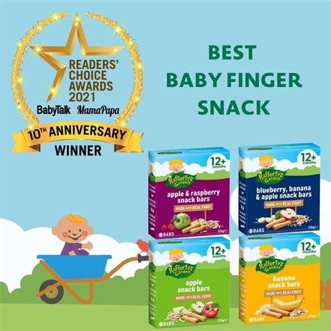 Raffertys Garden Fruit Baby Snack Bars 12m Exp Jan 2025 Shopee