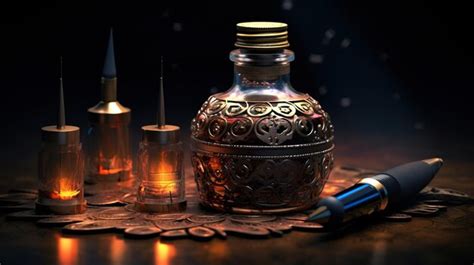 Premium AI Image | cologne bottle