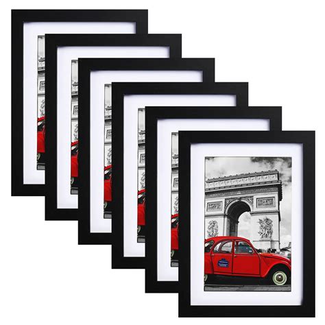 Aiyome 11x14 Picture Frame Set Of 6 Display Pictures With Matpicture