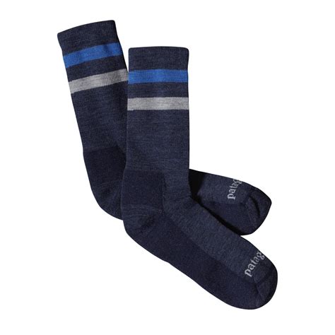 Patagonia Lightweight Merino Crew Sock Countryside Ski And Climb