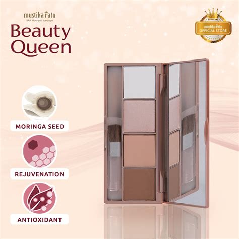 Hemat Mustika Ratu Beauty Queen Series High Coverage Foundation Dewy Finish Nude Beige