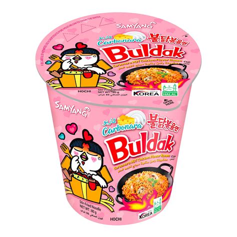 Get Samyang Buldak Ramen Carbonara Hot Chicken Flavor Cup 1 Count Delivered Weee Asian Market