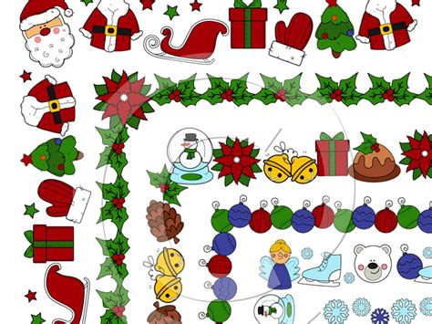 Christmas Borders and Frames Clip Art | Teaching Resources